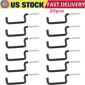 20xArcheryTree Hooks Bow Hangers Bow Gear Holder Outdoor Hunting Accessory Black - Picture 1 of 8