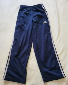 Boys adidas 3 Stripe Track Athletic Pant, Size: 6, Navy/White - Picture 1 of 3