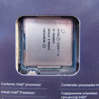 Intel Core i5 9600KF CPU LGA 1151 3.7GHz 9MB Cache Coffee Lake 9Th Gen Processor - Image 1 of 4