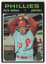 1971 Topps Dick Selma #705 Philadelphia Phillies