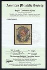 Reference Russia Scott 131 Overprint Aps Cert Read Yellow Listing Reference