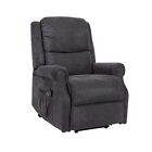 Drive Devilbiss Nashville Electric Riser and Recliner Armchair Chair Grey Brown 
