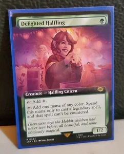 Delighted Halfling MTG LOTR: Tales of Middle-earth 0363 Regular NM - Picture 1 of 1