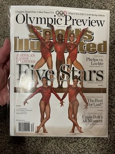 Olympic Preview NEWSSTAND Sports Illustrated Magazine 8/16/12 Gymnast Olympics - Picture 1 of 12