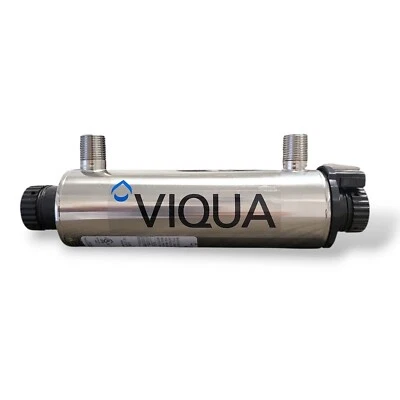 Sistema UV VIQUA VT1 - Desinfección UV de 1 GPM con conexión NPT combinada de 3/8′′ y 1/2′′ Foto 1 de 2