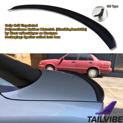 Flat Black 244S Rear Duckbill Trunk Spoiler Wing Fits 2004~06 Pontiac GTO Coupe - Image 1 of 4