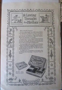 Vintage 1929 Whitman's Sampler Ad National Geographic Mag Page 7 X 10 Inches - Picture 1 of 1
