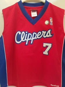 Lamar Odom LOS ANGELES CLIPPERS STITCHED SEWN VINTAGE JERSEY GIRL LARGE RARE  - Picture 1 of 2