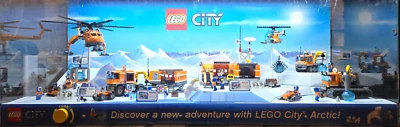 LEGO Lighted Store Display Arctic 60032 60033 60034 60035 60036 Toys R Us 2014 - Image 1 of 4