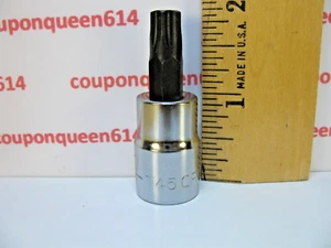 Craftsman 42666, 3/8" Drive Torx Bit Socket T45 - Brand New - Picture 1 of 4