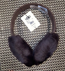 NWT UGG Sheepskin Brown Earmuffs - Picture 1 of 10