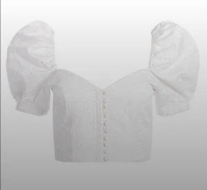 Alice & Olivia white crop top 10 - Picture 1 of 5