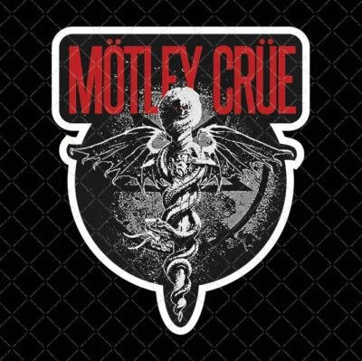 Calcomanía adhesiva de vinilo para música Motley Crue música rap coche camión parachoques ventana pared Foto 1 de 4