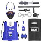 Ultimate All-in-One Kids Police Role Play Toy Age 3 to 6 years, Black, Blue 