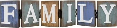 Wooden Home Sign Rustic Decorative Letters Freestanding Letter Centerpiece - Image 1 of 4