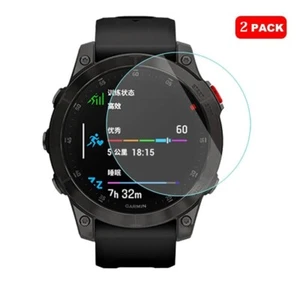 2 x For Garmin Epix Gen 2 47mm Tempered Glass Screen Protector Smart Watch Cover - Picture 1 of 12