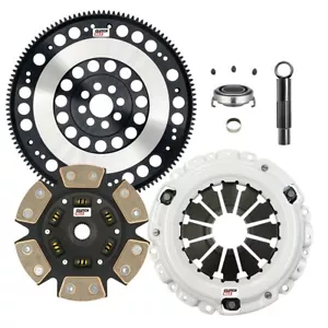CM STAGE 3 RACE CLUTCH KIT+CHROMOLY FLYWHEEL fits ACURA RSX HONDA CIVIC K20 K24 - Picture 1 of 11