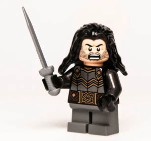Lego LoTR Hobbit Minifigure - Kili the Dwarf Gold (lor096) 79018 Lonely Mountain - Picture 1 of 7