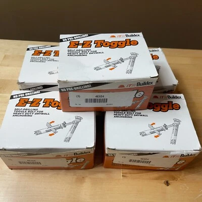 Cantidad 250 ITW Buildex HD autoperforación 2-1/8 anclaje para paneles de yeso palanca E-Z 5014901 Foto 1 de 3
