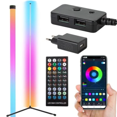 Lampada Smart LED RGB Moderna Luminosa Controllo remoto con app smartphone - Immagine 1 di 4