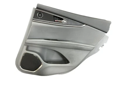 Lincoln Nautilus 2019-2023 pasajero puerta trasera derecha panel moldura gris OEM Foto 1 de 4