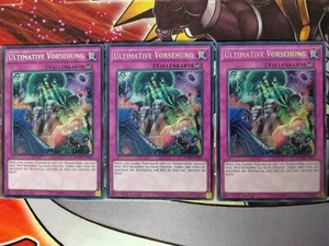 3x ULTIMATIVE VORSEHUNG - BOSH-DE081 Secret Rare 1. Auflage Near Mint Playset - Bild 1 von 3