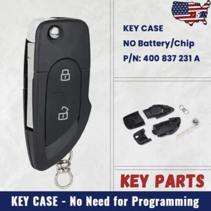 Replacement for Lamborghini Gallardo Flip Remote Key Shell CaseFob 400 837 231 A - Picture 1 of 5