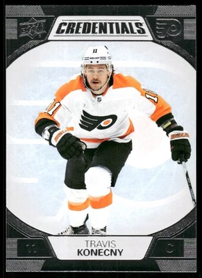 2022-23 Upper Deck Credentials #61 Travis Konecny - Image 1 of 2