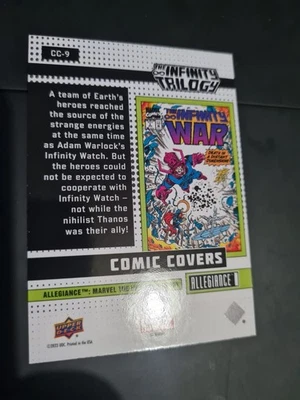2023 UD Marvel Infinity Trilogy Comic Covers #CC-9 - Image 1 of 2