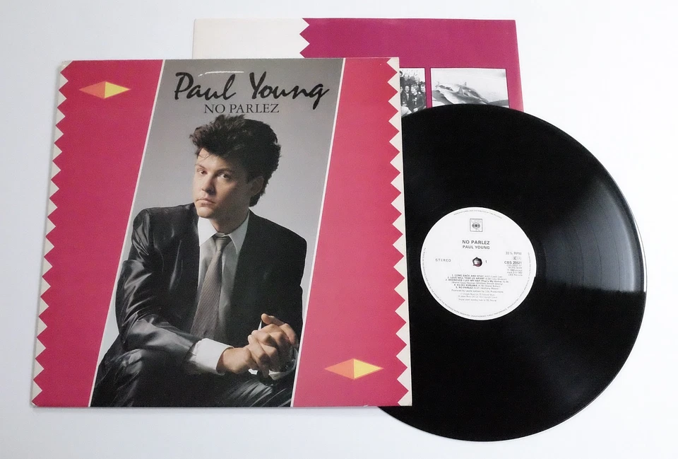 PAUL YOUNG - NO PARLEZ LP VINYL EX/EX Rare Original UK Demo Promo Album A1/B1 - Image 1 of 4