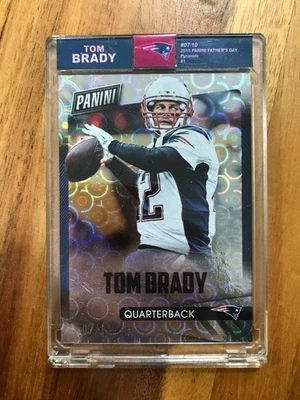2015 Panini Father's Day Tom Brady #1 Pyramids /10 SSP - Image 1 of 3