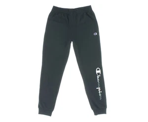 Pantaloni attivi Champion Tricolor Script Jogger Ragazzi Taglia S, Colore: Nero - Foto 1 di 3
