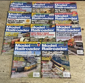 2008 Model Railroader Magazine - Lot of (11) ISSUES - Illustrated (Missing OCT.) - Picture 1 of 21