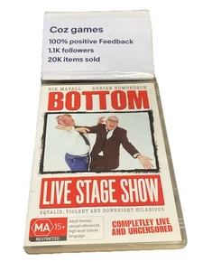 Bottom Live The Stage Show DVD Region 4 Rik Mayall Adrian Edmondson stand-up - Picture 1 of 4