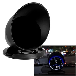 GPS HUD Head Display Digital Car Speedometer Smart Digital Alarm Reminder Meter - Picture 1 of 17
