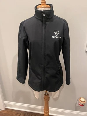 Chaqueta deportiva para mujer HPI TOP GOLF negra cremallera completa talla grande ¡Nueva sin etiquetas! Foto 1 de 4