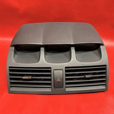 04-08 Toyota Solara Center Dash Heat A/C Air Vent Vents Bezel Trim Hazard Clock - Image 1 of 4