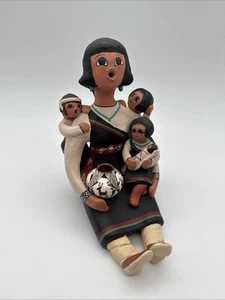 RACHEL ARNOLD Acoma Storyteller Native American Pottery 1991 - Imagen 1 de 24