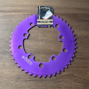Plato Origin8 ProPulsion Old School BMX Aluminio 46t 110/130 Púrpura - Imagen 1 de 6