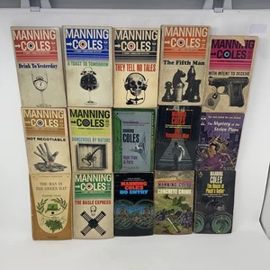 Lot of 15 Vintage Manning Coles PB Books Tommy Hambledon Spy Thriller Espionage - Picture 1 of 22
