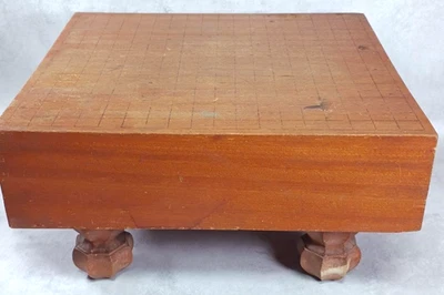 Vintage Japanese Goban IGO Game Wooden Go Board Only 16.1×17.7×H9.8in W/ Legs FS - Image 1 of 4
