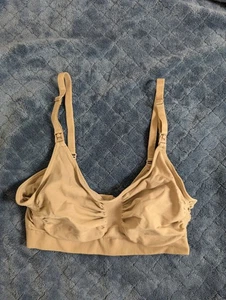 NWOT Skims Maternity Nursing Sculpting Bra Size L/XL Color Tan/Beige - Picture 1 of 4
