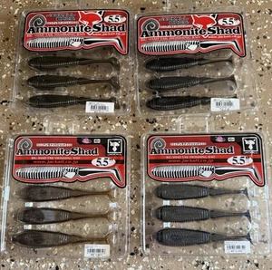 Jackall Ammonite Shad 5.0 - 4 packs Assorted- All for one price. - Foto 1 di 1
