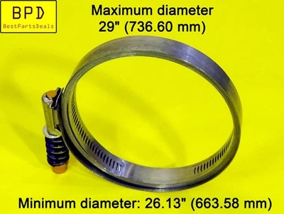 Genuine John Deere T-Bolt Stainless Steel Constant Torque Tension Clamp T289289 - Image 1 of 4