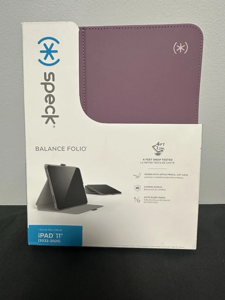 Speck Balance Folio Case Apple iPad 11 (2022-2025) Purple