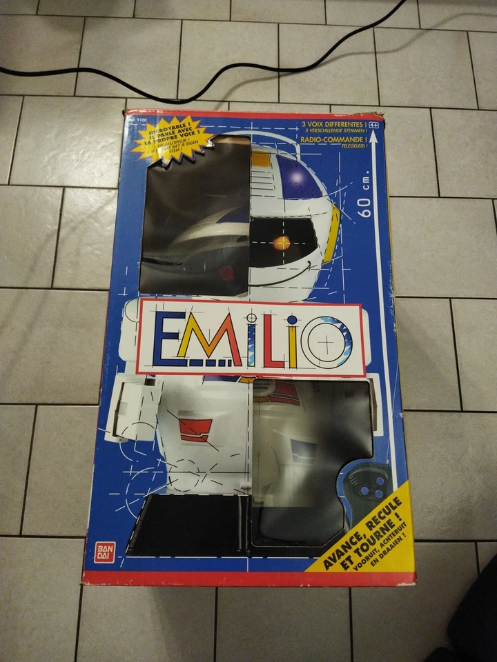 { RARE EN BOITE } Robot vintage Emilio Fonctionnel  - Photo 1/4