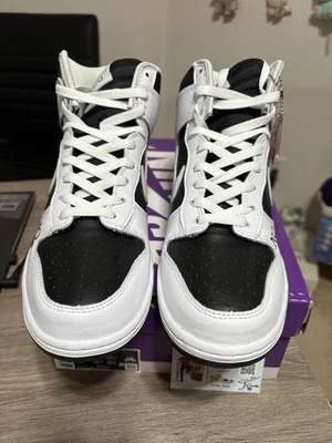 Size 9.5 mens - Nike SB Dunk High Supreme By Any Means Black White - Image 1 of 4