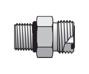 Parker 6-8  F50L0-S Seal-Lok Straight Adapter Alloy Steel - Picture 1 of 3