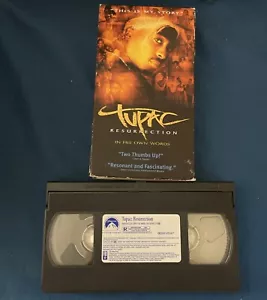 Tupac Resurrection: In His Own Words - 2003, VHS - Rare Hip-Hop Rap Video Tape - Imagen 1 de 5