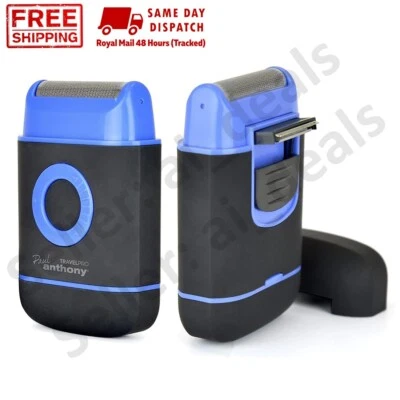 LLOYTRON PAUL ANTHONY TRAVEL PRO BATTERY OPERATED COMPACT FOIL SHAVER - H5001